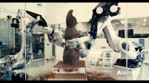 What would you do with two KUKA robots and some Chocolate? Cut an almost 2m tall chocolate bunny for article image