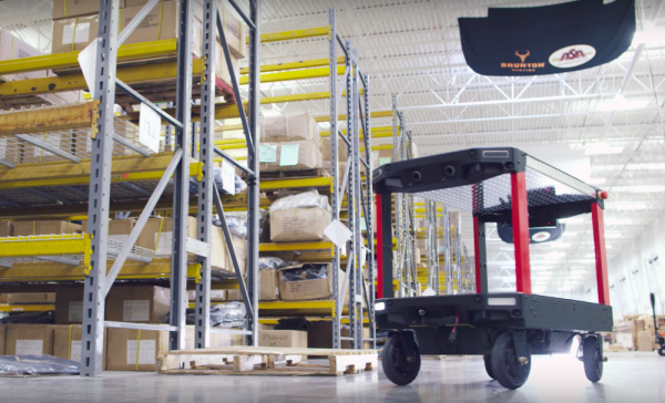 Canvas top autonomous cart